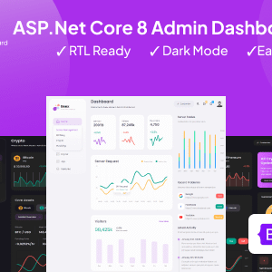 Geex Nulled – ASP .Net Core 8 Responsive Admin & Dashboard Template