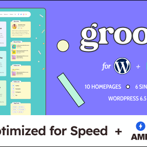 Groovy v2.3.0 Nulled – Modern & Lightweight Blog for WordPress