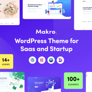Makro v1.2.9 Nulled – WordPress Theme For Saas & Startup