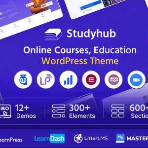 Studyhub v1.0.5 Nulled – Education WordPress Theme