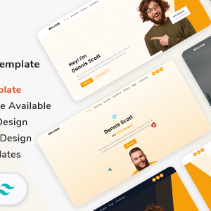 Dennis Nulled – Vue Nuxt.js Personal & Minimal Portfolio Template