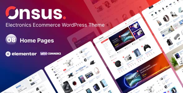 Onsus v1.0.4 Nulled - Electronics E-commerce WordPress Theme