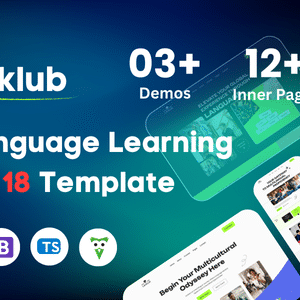 Lanklub Nulled – Multi Language Learning Angular 18 Template