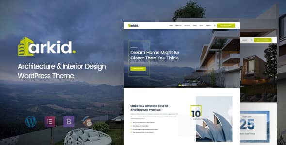 Arkid v2.0.1 Nulled - Architecture and Interior Design WordPress Theme