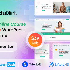 EduBlink v1.0.14 Nulled – Education & Online Course WordPress Theme