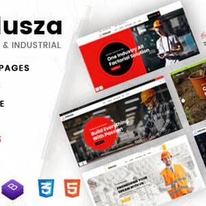 Indusza Nulled – Industrial & Factory Angular Template