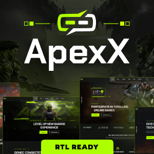 ApexX v1.0.1 Nulled – Esports & Gaming WordPress