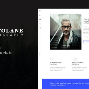 Photolane Nulled – Photography HTML Template