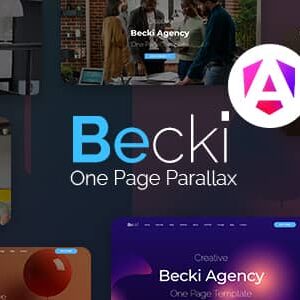 Becki Nulled – Creative Parallax One Page Angular Template
