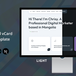 Nemu Nulled – NextJS Personal vCard/Portfolio Template