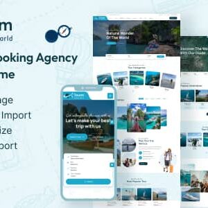 Tourm v1.0.0 Nulled – Travel & Tour Booking Agency WordPress Theme