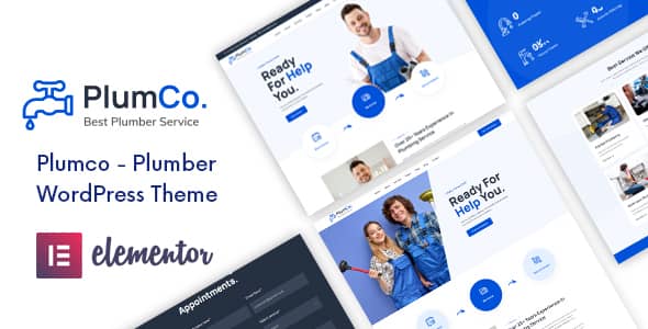 Plumco v1.0.4 Nulled - Plumber WordPress Theme
