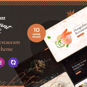 Hungrybuzz v1.0.1 Nulled – Restaurant WordPress Theme