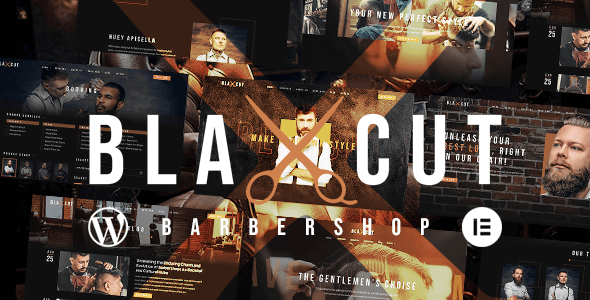 Blaxcut v1.0 Nulled - Barbershop & Hair Salon WordPress Theme