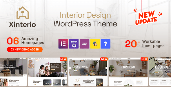 Xinterio v3.0 Nulled - Interior Design WordPress Theme + RTL