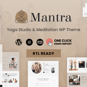 Mantra v1.0.2 Nulled – Yoga Fitness WordPress Theme