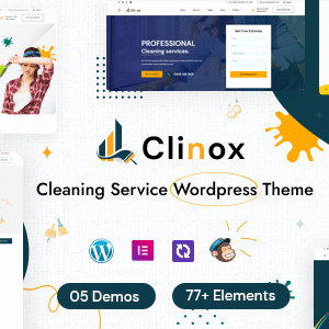 Clinox v1.0.5 Nulled – Cleaning Services WordPress Theme