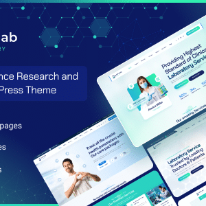 Patholab v1.0.5 Nulled – Laboratory & Science Research WordPress Theme
