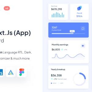 Modernize v6.0 Nulled – Next Js Admin Dashboard with App Directory