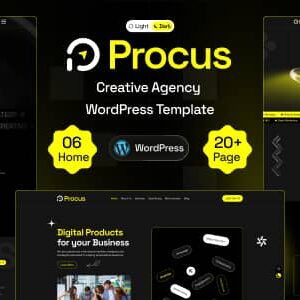 Procus v1.0 Nulled – Modern Creative Digital Agency WordPress Theme