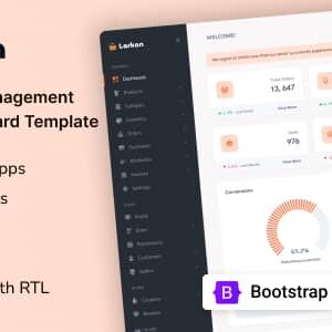 Larkon Nulled – Ecommerce Management Admin & Dashboard Template
