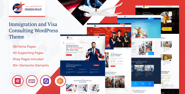 Immigway v1.0.0 Nulled - Immigration and Visa Consulting WordPress Theme
