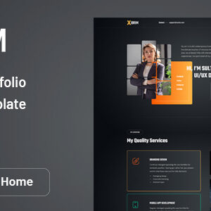 Xorim Nulled – Personal Portfolio HTML Template