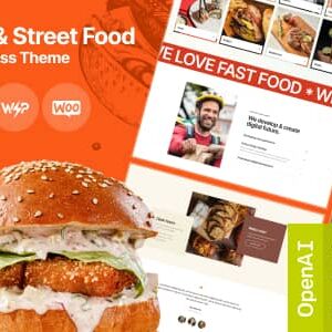 Takeout v1.0 Nulled – Cafe & Fast Food WordPress Theme