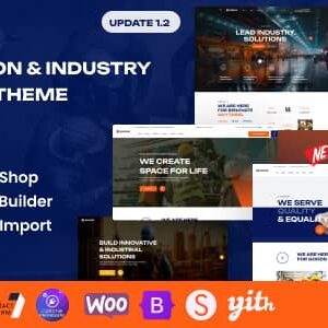 Eonfik v1.2.0 Nulled – Construction & industry WordPress Theme
