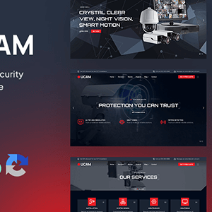 Ucam Nulled – CCTV Security Camera Website Template