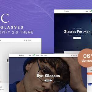 Pertic v1.0 Nulled – Modern EyeGlasses Responsive Shopify 2.0 Theme