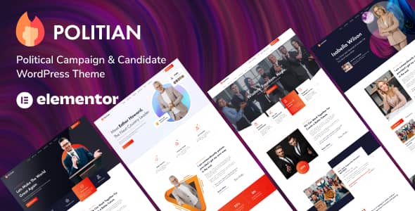 Politian v1.0.1 Nulled - Political Campaign WordPress Theme