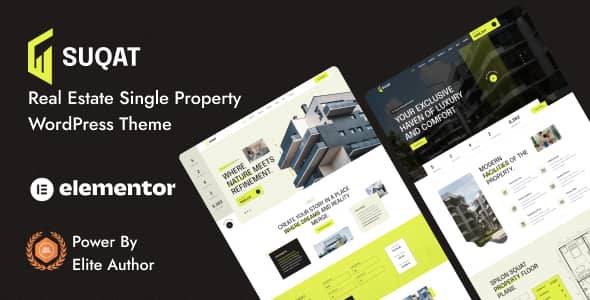 Suqat v1.0 Nulled - Single Property WordPress Theme