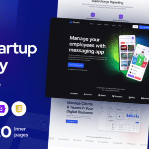 PicTech – Creative HTML5 Template for SaaS, Startup & Agency