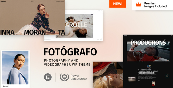 Fotógrafo v1.0 Nulled - Photography Videographer WordPress Theme