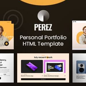Perez Nulled – Personal Portfolio Template