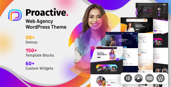 Proactive v1.0.0 Nulled - Web Design Agency WordPress Theme