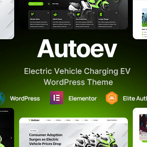 Autoev v1.0.0 Nulled – Electric Vehicle Charging WordPress Theme