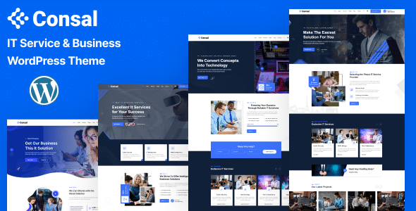 Consal v2.0.0 Nulled - Business Agency & IT Service WordPress Theme