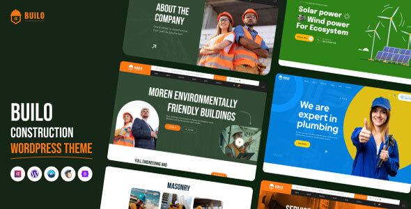 Builo v1.0.2 Nulled - Construction WordPress Theme