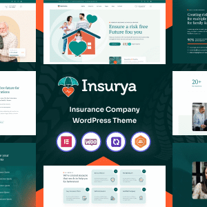 Insurya v1.0.0 Nulled – Insurance WordPress Theme