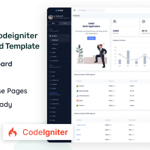 Unikit Nulled – Bootstrap & Codeigniter Admin Dashboard Template