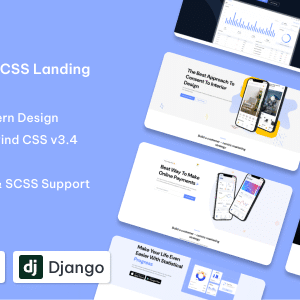 Evea Nulled – Django 5 Landing Page Template