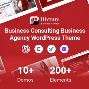 Biznov v1.0.0 Nulled – Business Consulting WordPress Theme