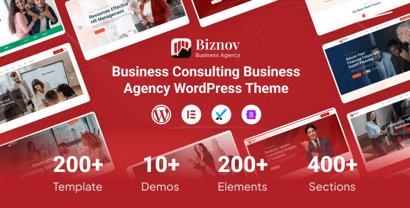 Biznov v1.0.0 Nulled - Business Consulting WordPress Theme