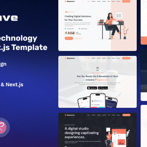 Skywave Nulled – Nextjs IT Solution & Technology Marketing Template