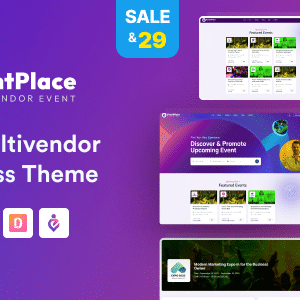 Eventplace v1.1.6 Nulled – Multivendor Event Management WordPress Theme