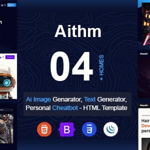 Aithm Nulled – AI Agency & Futuristic Startup HTML Template