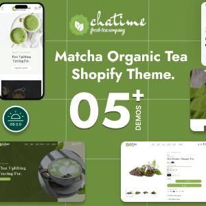 Chatime Nulled – Matcha & Organic Tea Store Shopify Theme