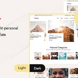 Vixto Nulled – Personal Blog HTML Template